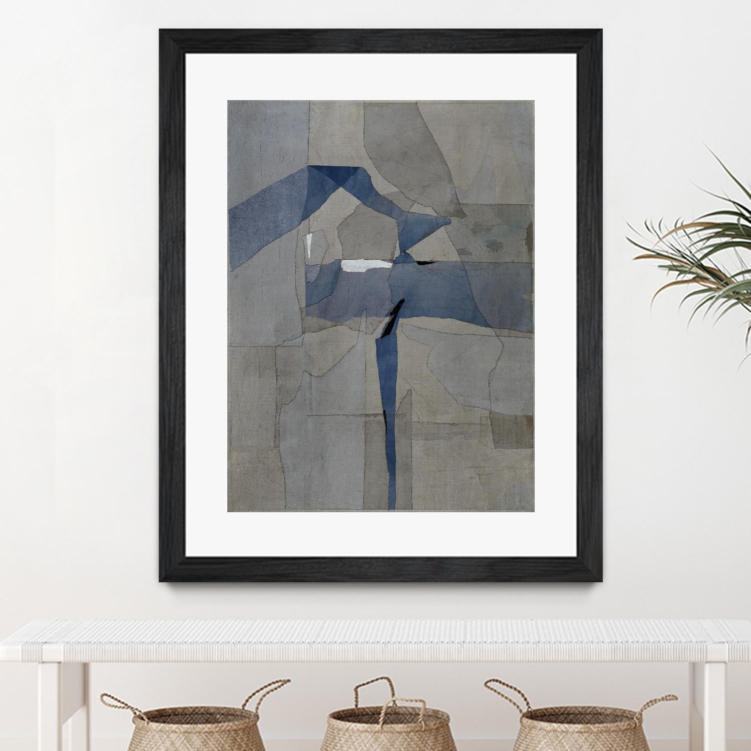 Survivor Puzzle by Daleno Art on GIANT ART - blue abstract abstrait