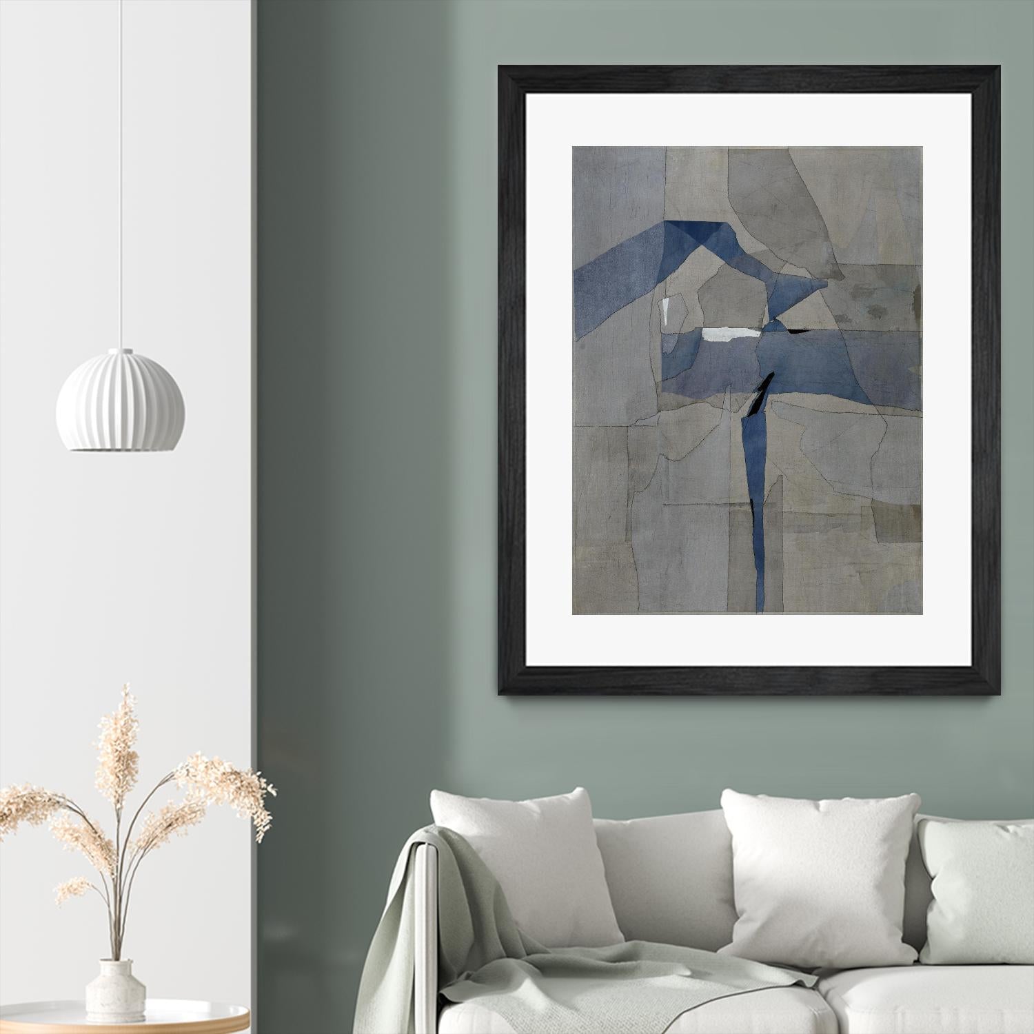 Survivor Puzzle by Daleno Art on GIANT ART - blue abstract abstrait