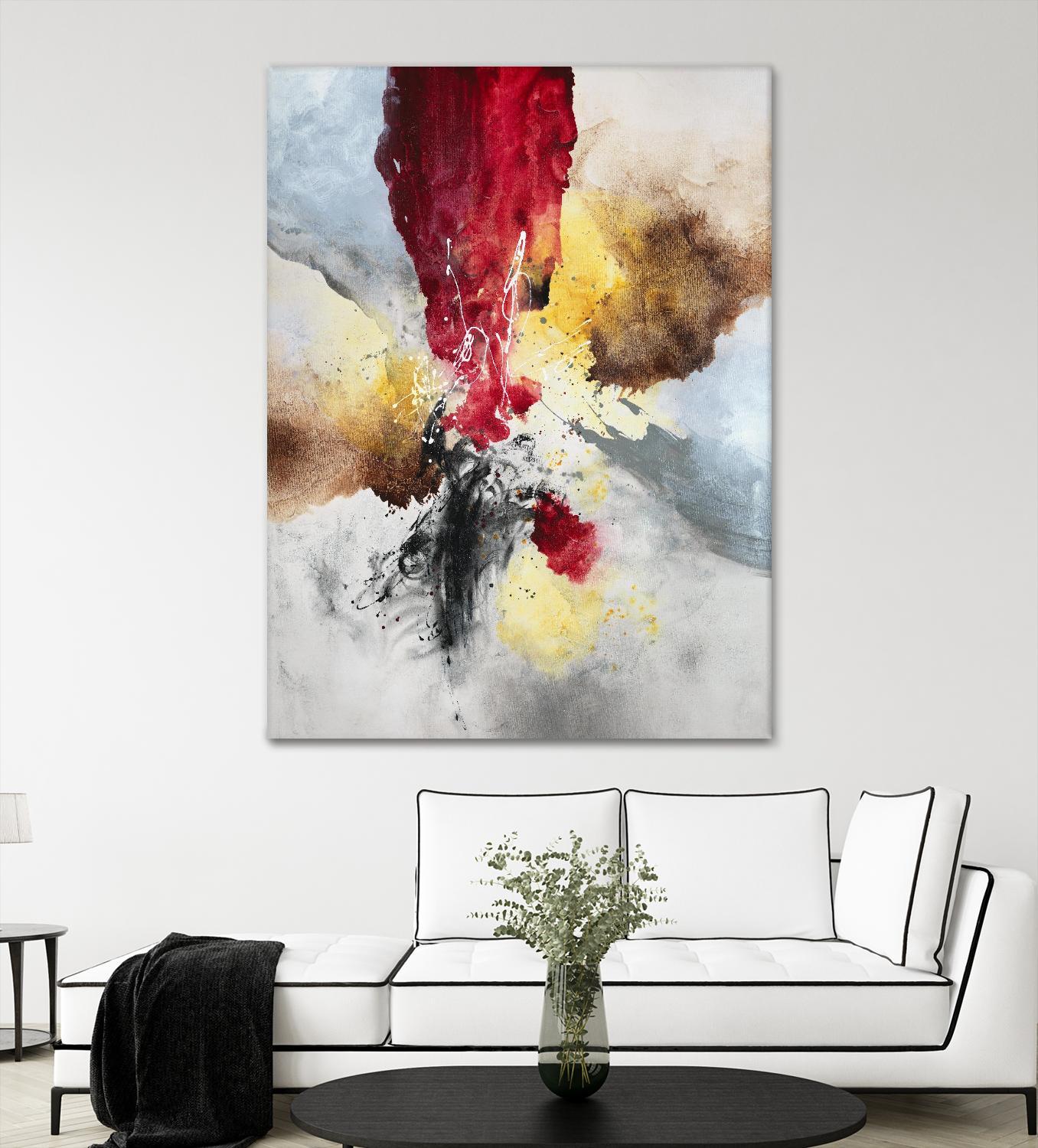 Subversion by Daleno Art on GIANT ART - red abstract abstrait