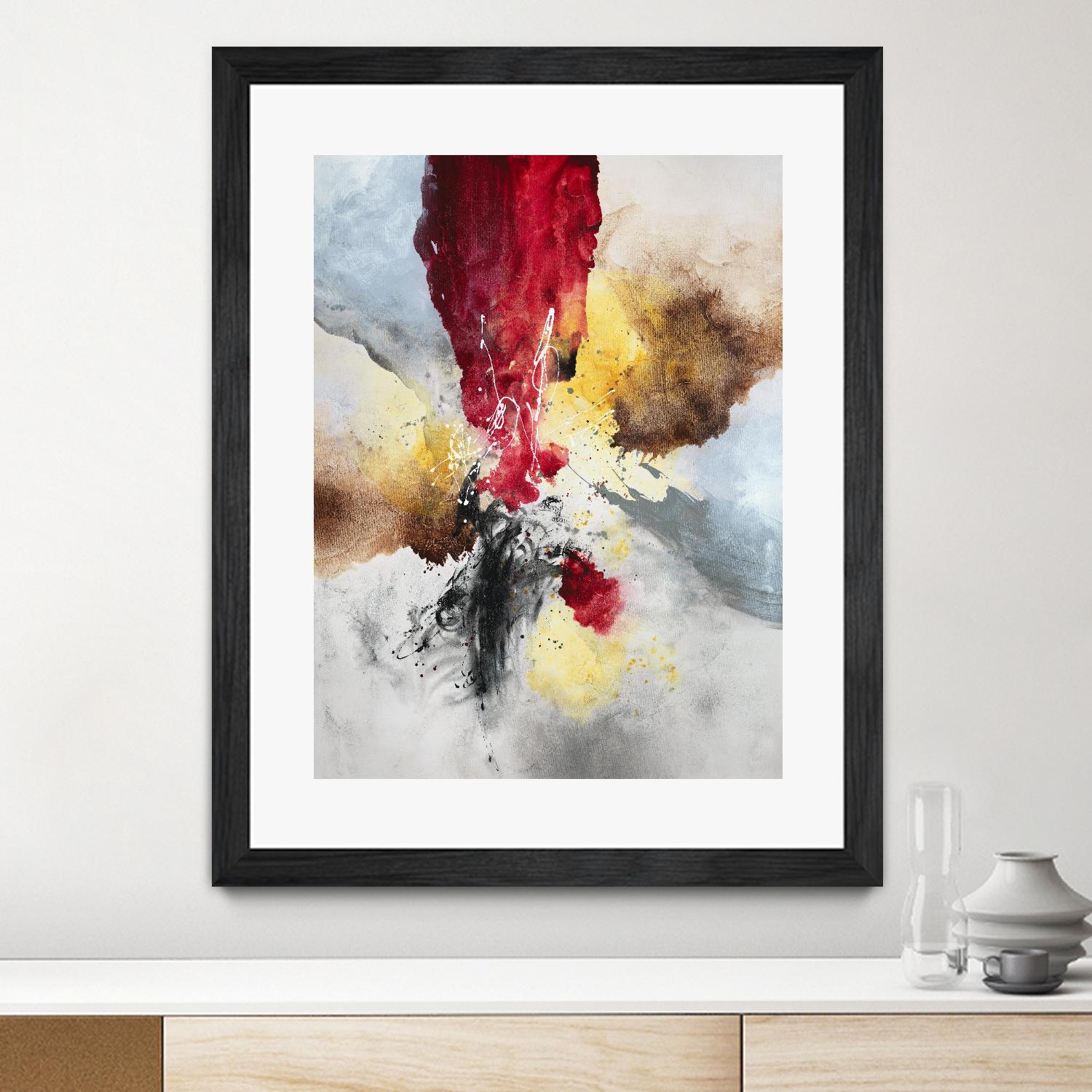 Subversion by Daleno Art on GIANT ART - red abstract abstrait