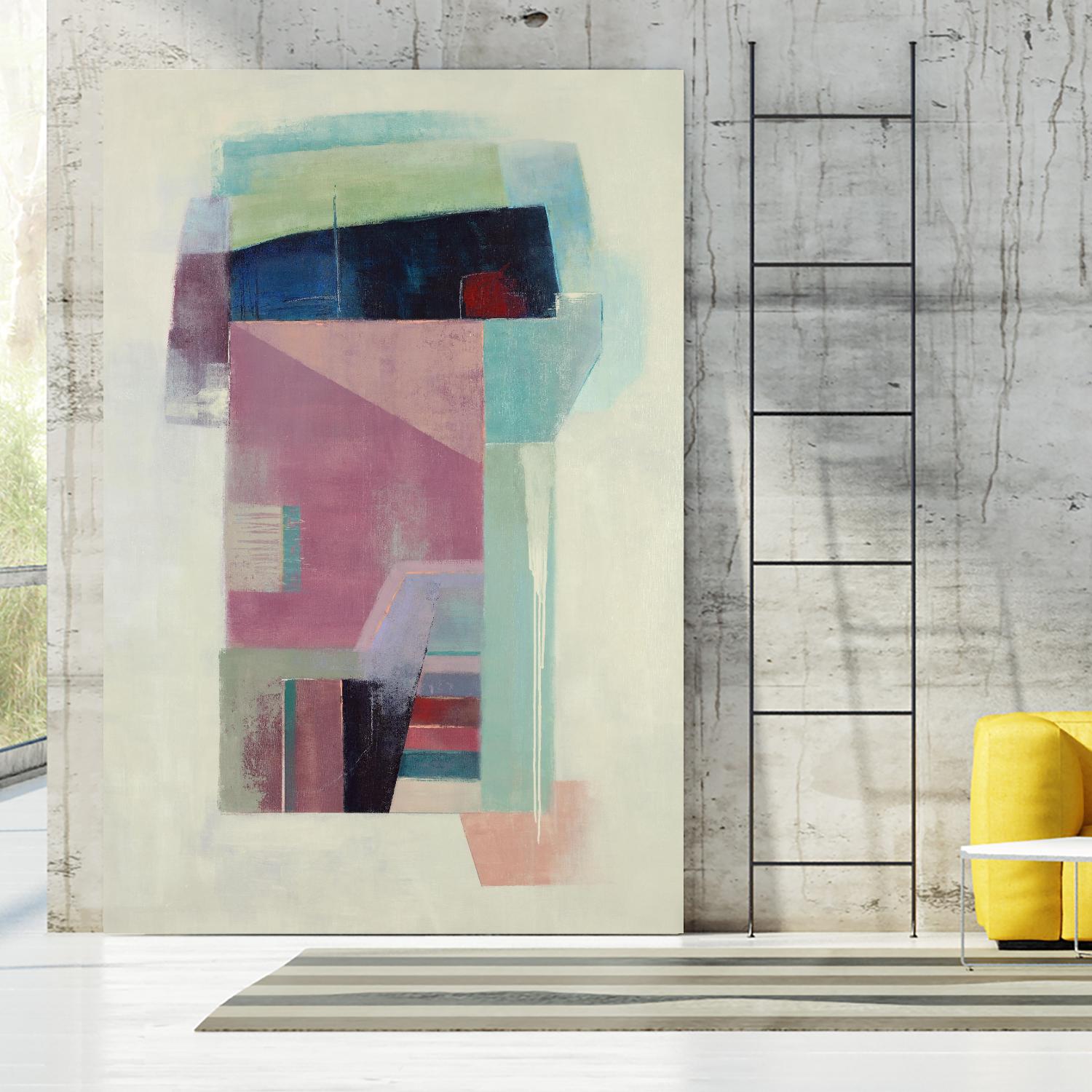 Specific Structures by Daleno Art on GIANT ART - red abstract abstrait