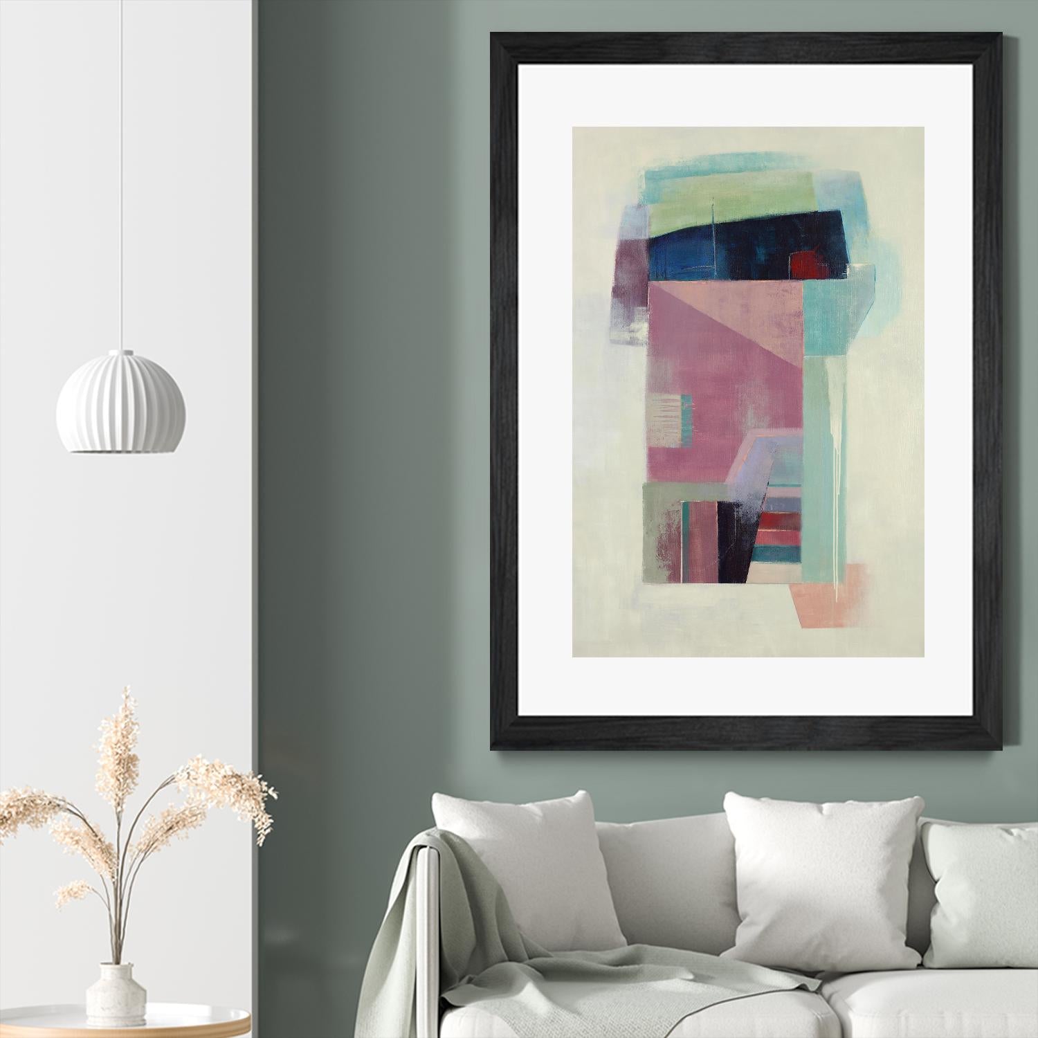 Specific Structures by Daleno Art on GIANT ART - pink abstract abstrait