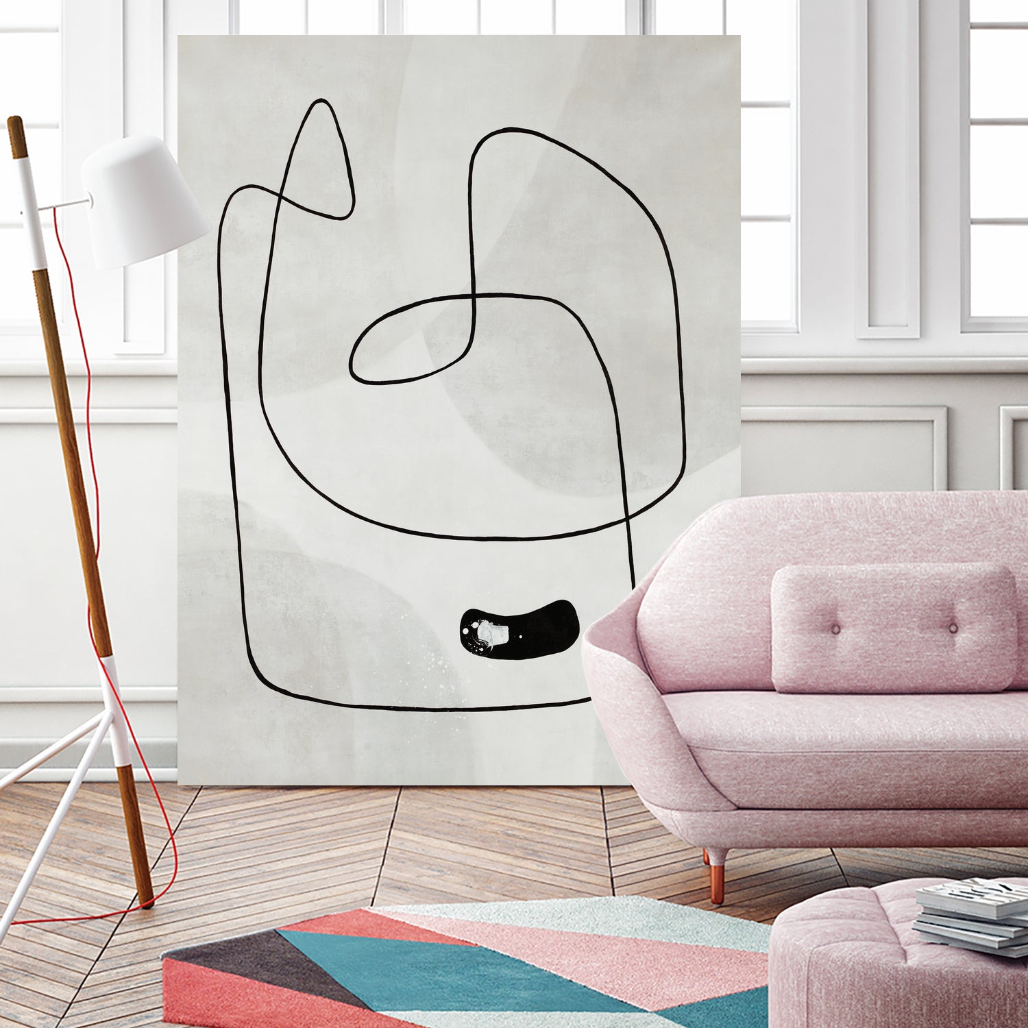 Take A Dip by Daleno Art on GIANT ART - black abstract