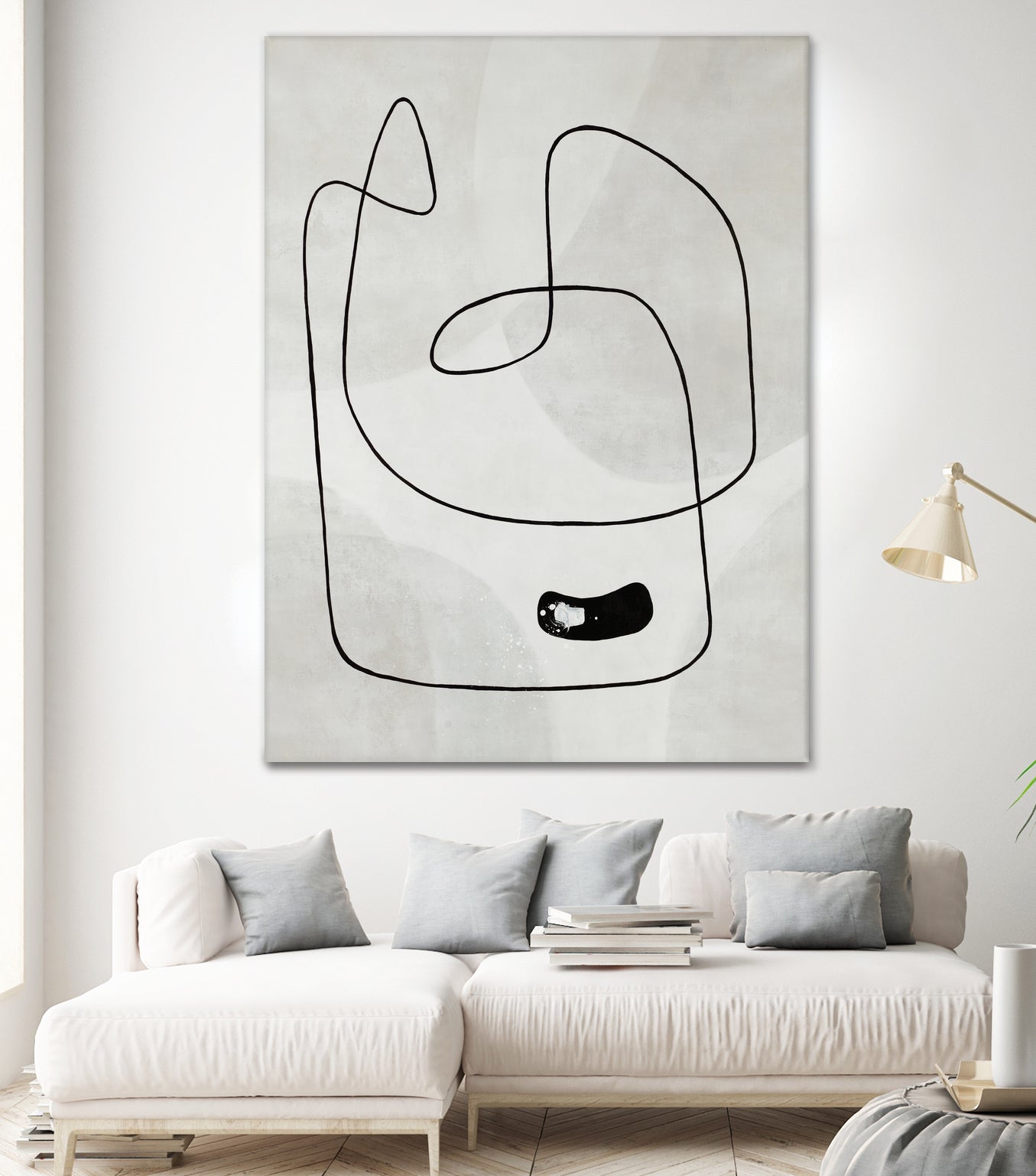 Take A Dip by Daleno Art on GIANT ART - black abstract