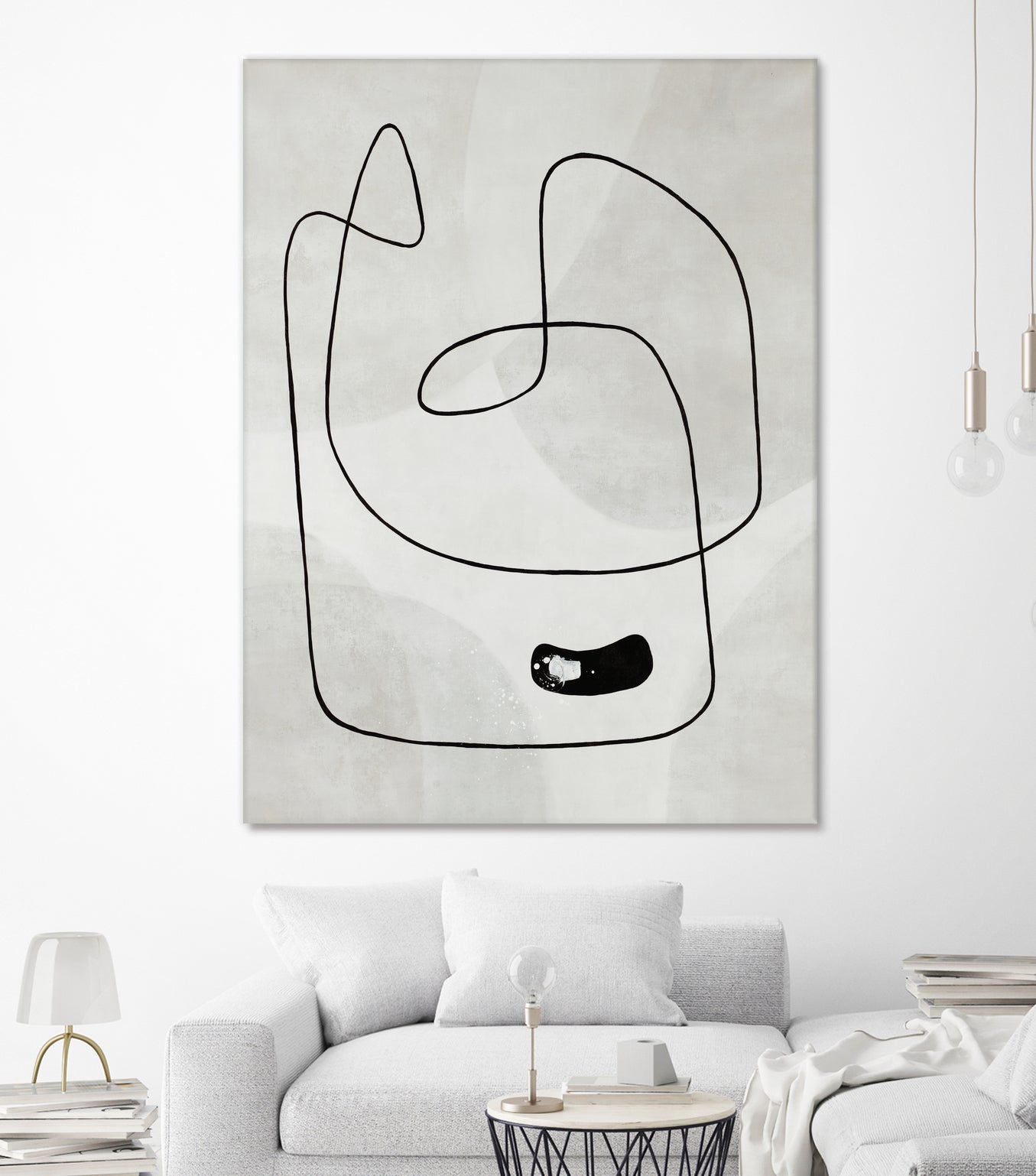 Take A Dip by Daleno Art on GIANT ART - black abstract