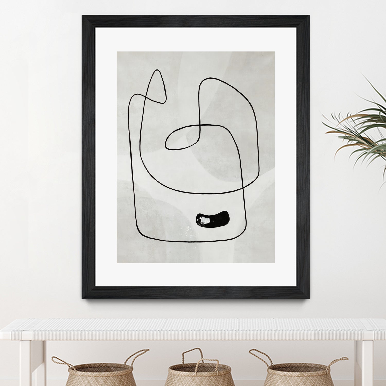 Take A Dip by Daleno Art on GIANT ART - black abstract