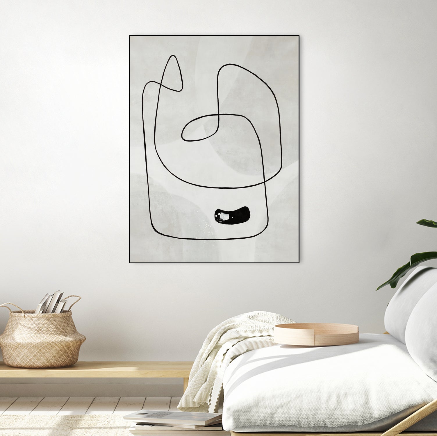 Take A Dip by Daleno Art on GIANT ART - black abstract