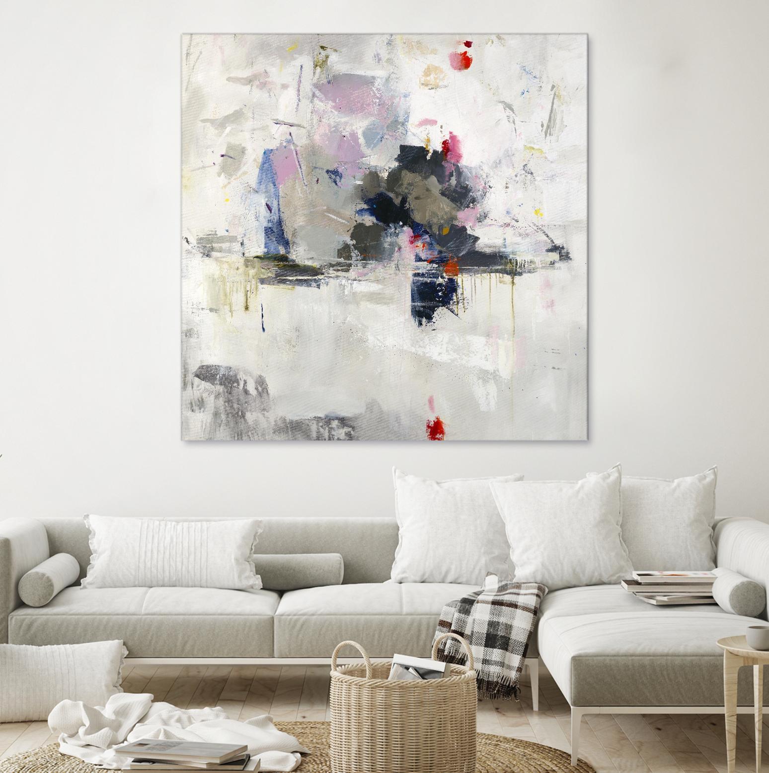 Glacial Mass by Daleno Art on GIANT ART - red abstract abstrait