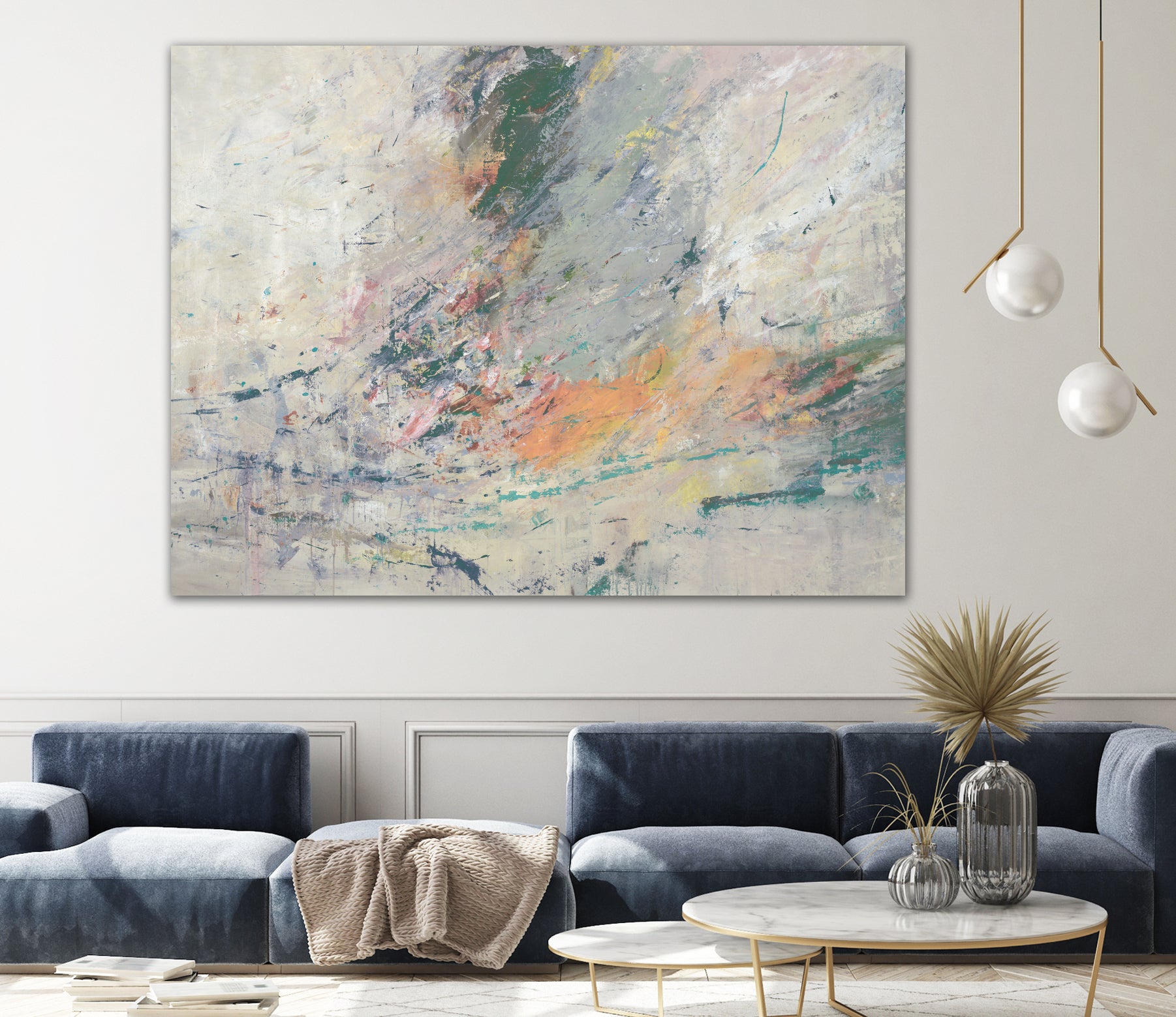 A Fabulous Finish IV by Daleno Art on GIANT ART - grey abstract