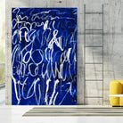 Prescription to Fame by Daleno Art on GIANT ART - blue abstract scribble