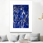 Prescription to Fame by Daleno Art on GIANT ART - blue abstract scribble