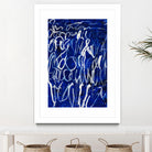 Prescription to Fame by Daleno Art on GIANT ART - blue abstract scribble