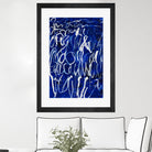 Prescription to Fame by Daleno Art on GIANT ART - blue abstract scribble