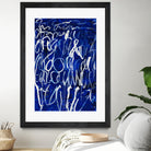 Prescription to Fame by Daleno Art on GIANT ART - blue abstract scribble