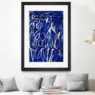 Prescription to Fame by Daleno Art on GIANT ART - blue abstract scribble