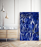 Prescription to Fame by Daleno Art on GIANT ART - blue abstract scribble