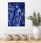 Prescription to Fame by Daleno Art on GIANT ART - blue abstract scribble