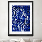 Prescription to Fame by Daleno Art on GIANT ART - blue abstract scribble
