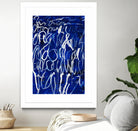 Prescription to Fame by Daleno Art on GIANT ART - blue abstract scribble
