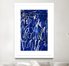 Prescription to Fame by Daleno Art on GIANT ART - blue abstract scribble