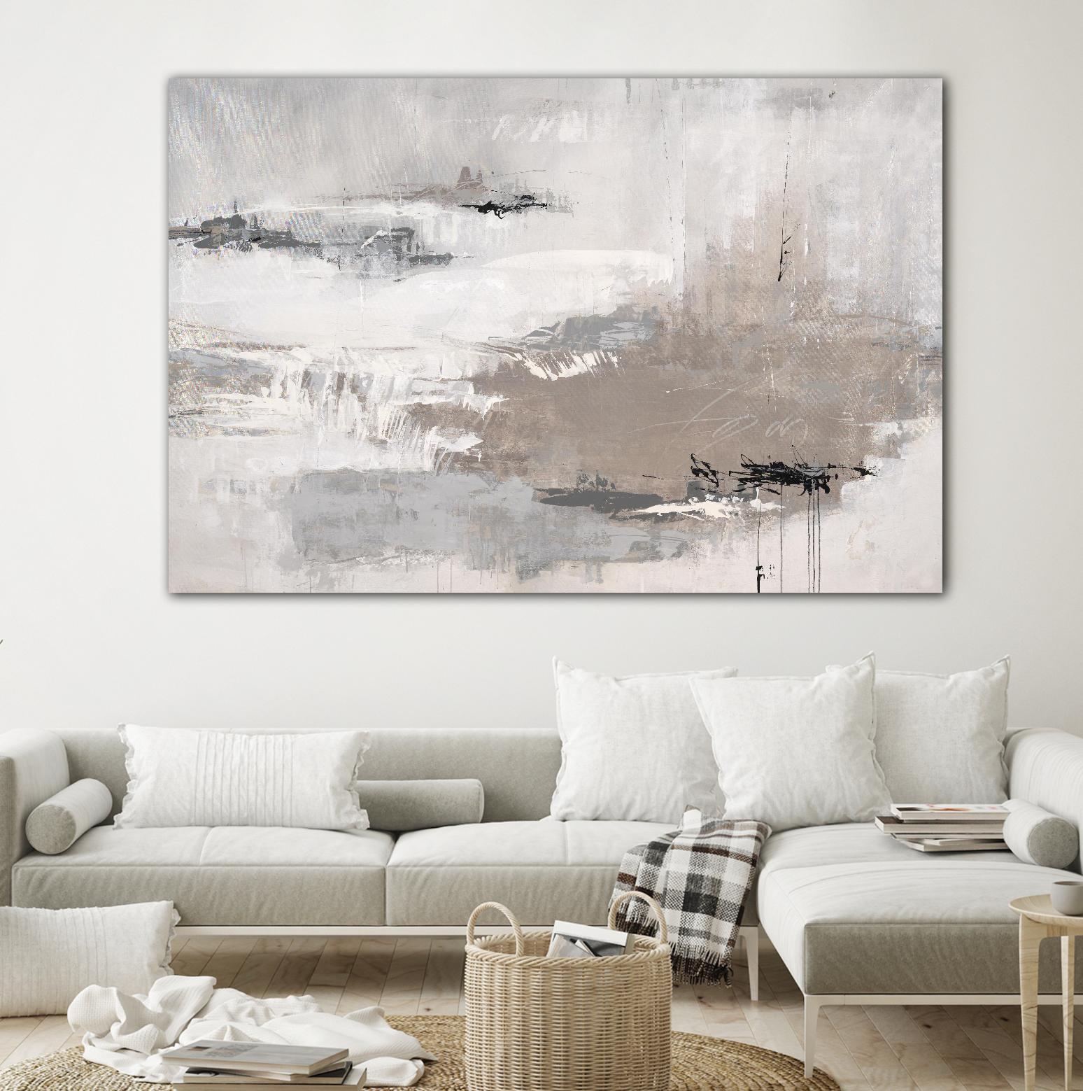 Houston is Calling by Daleno Art on GIANT ART - white abstract abstrait