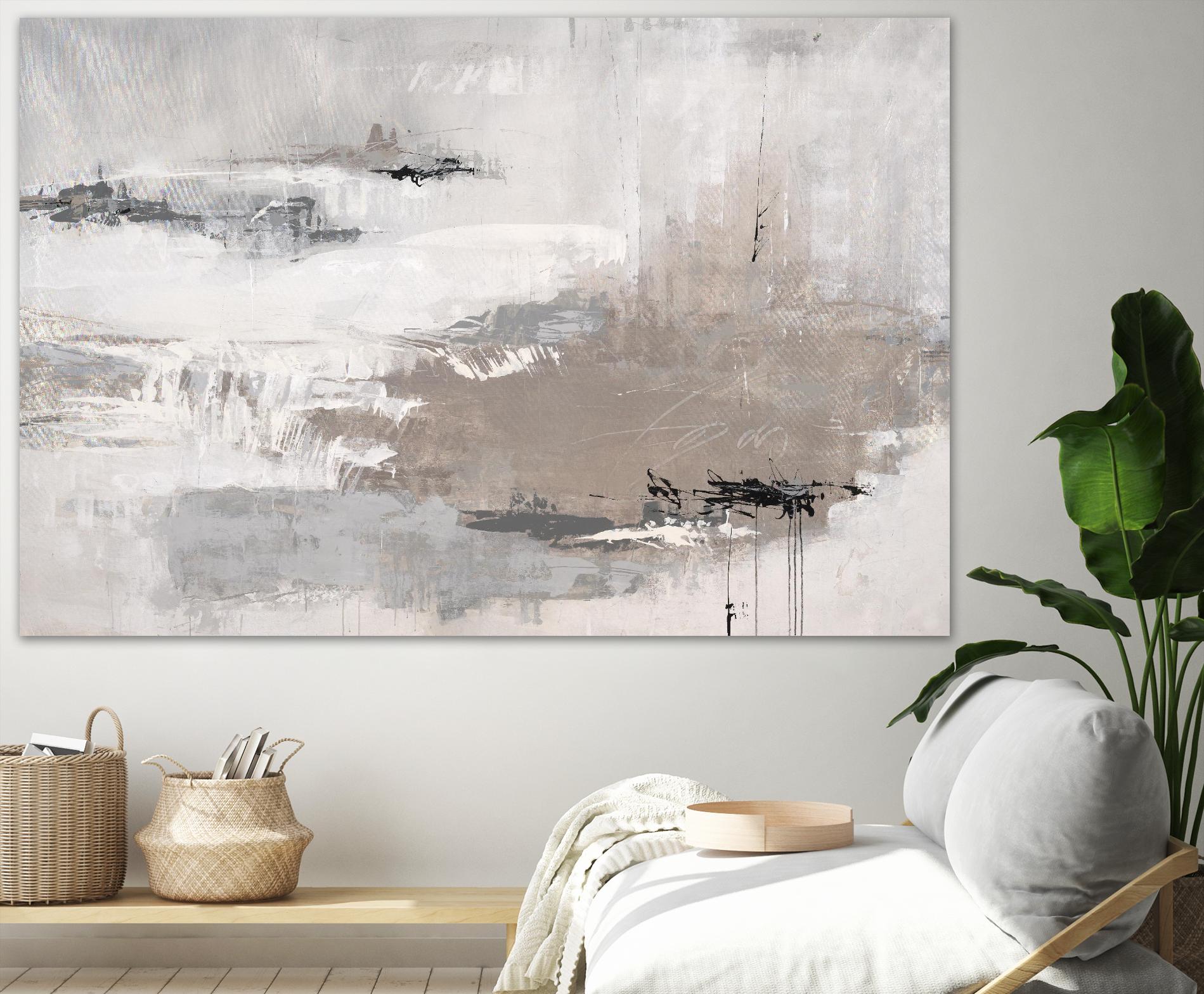 Houston is Calling by Daleno Art on GIANT ART - white abstract abstrait