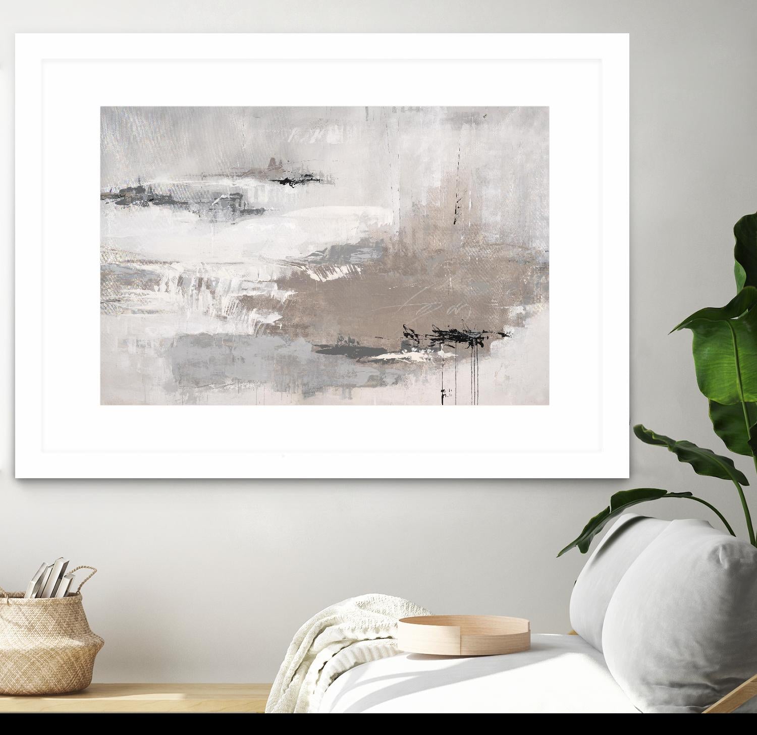 Houston is Calling by Daleno Art on GIANT ART - white abstract abstrait