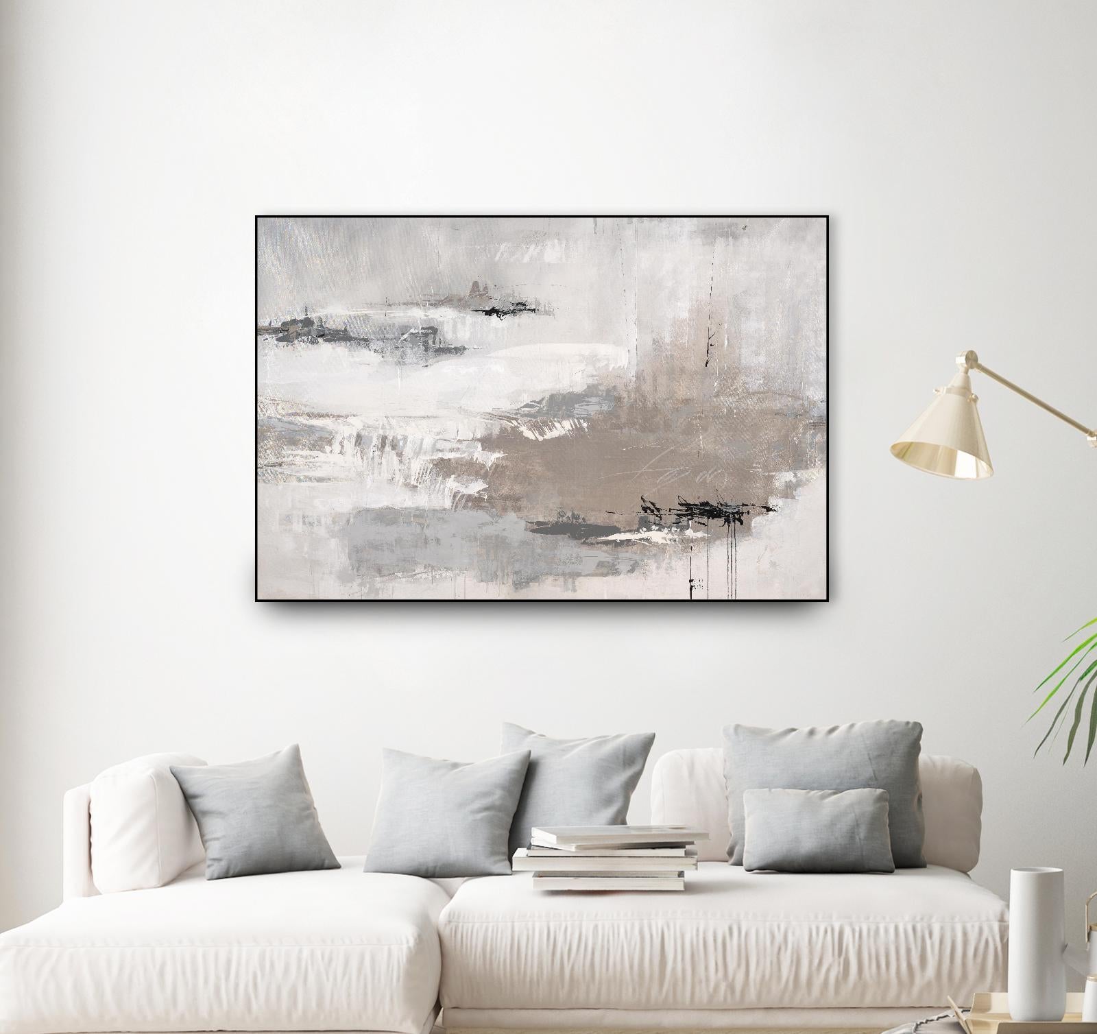 Houston is Calling by Daleno Art on GIANT ART - white abstract abstrait