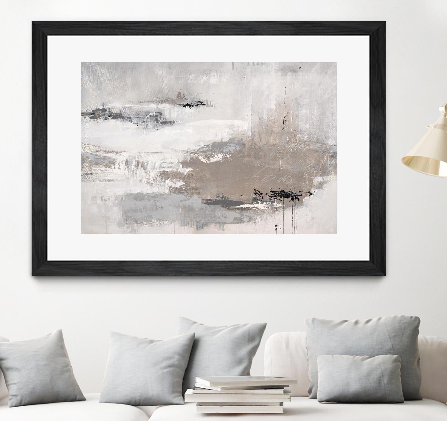 Houston is Calling by Daleno Art on GIANT ART - white abstract abstrait