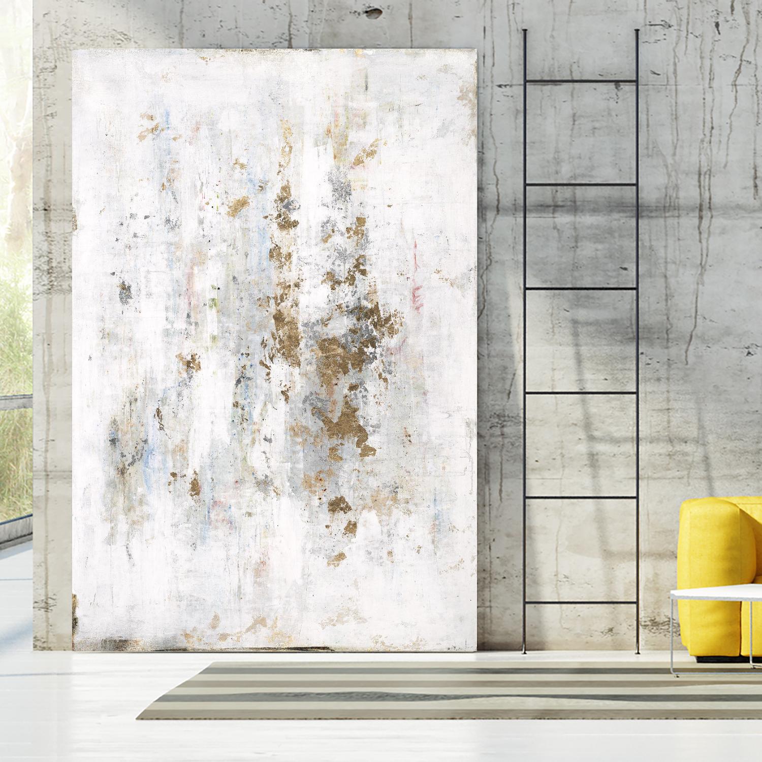 Drips and Dabs II by Daleno Art on GIANT ART - gold abstract abstract