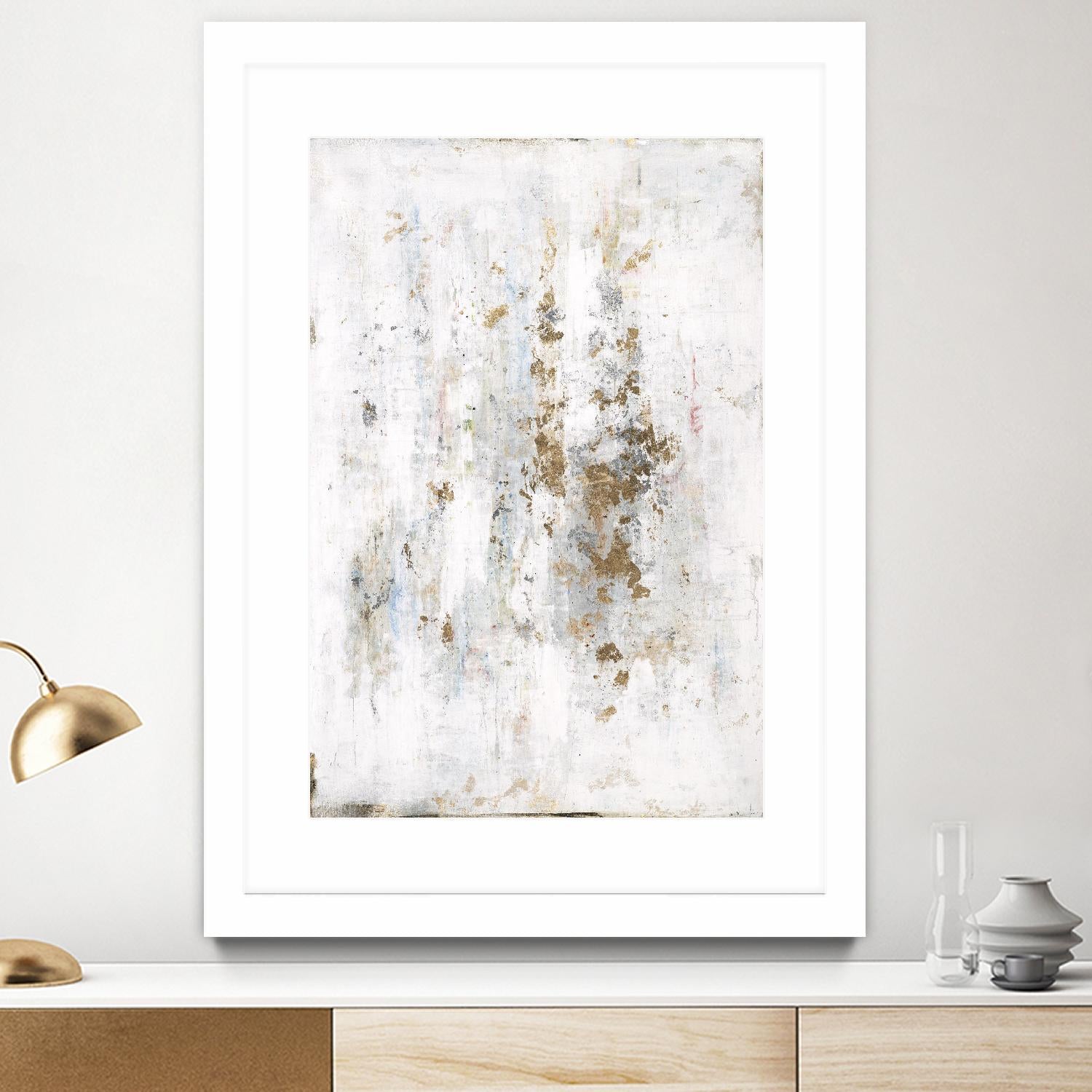 Drips and Dabs II by Daleno Art on GIANT ART - gold abstract abstract