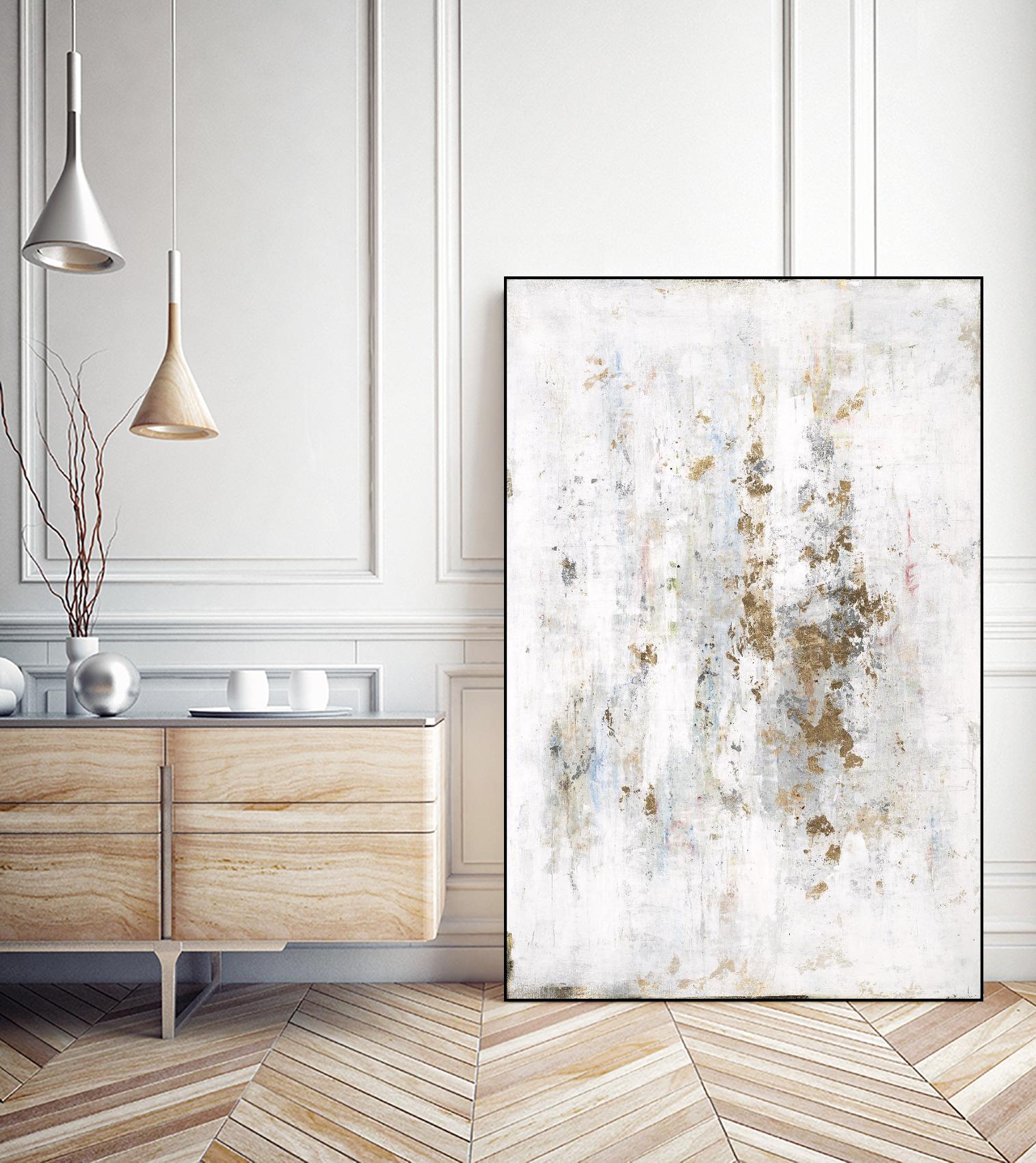 Drips and Dabs II by Daleno Art on GIANT ART - gold abstract abstract