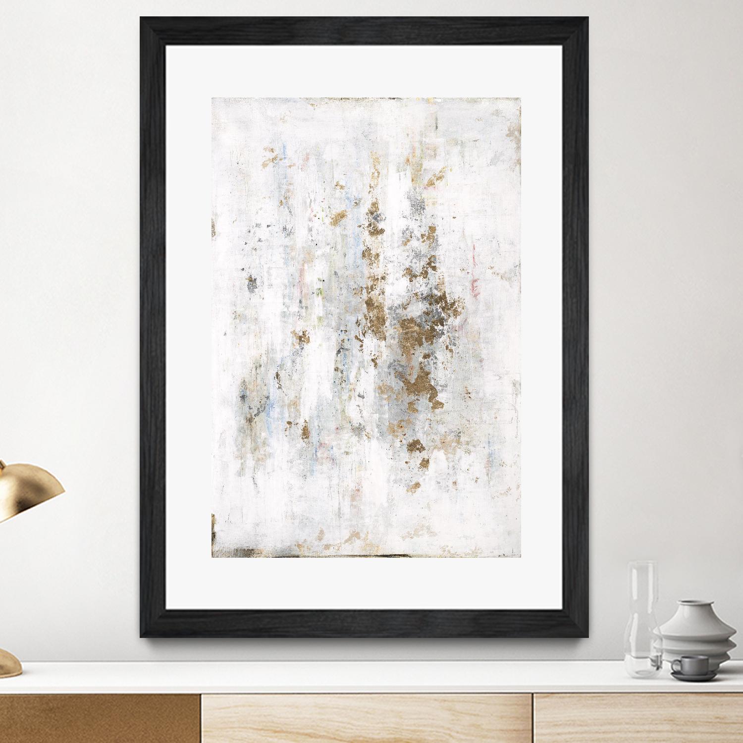 Drips and Dabs II by Daleno Art on GIANT ART - gold abstract abstract
