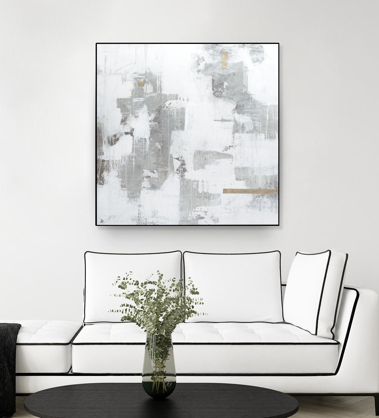 Haloed in Metallic II by Daleno Art on GIANT ART - gold abstract abstract