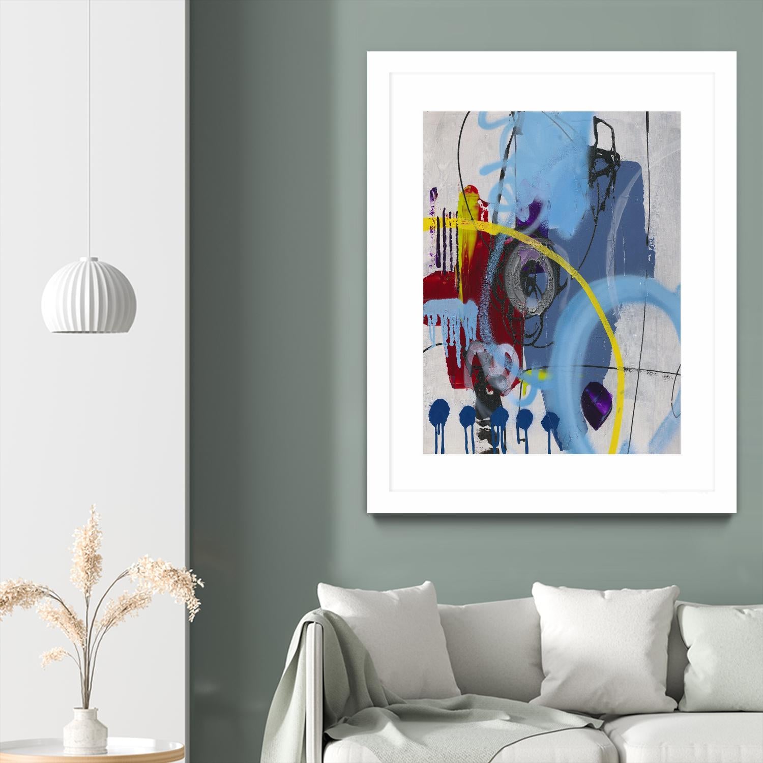 Live for the Applause I by Daleno Art on GIANT ART - red abstract