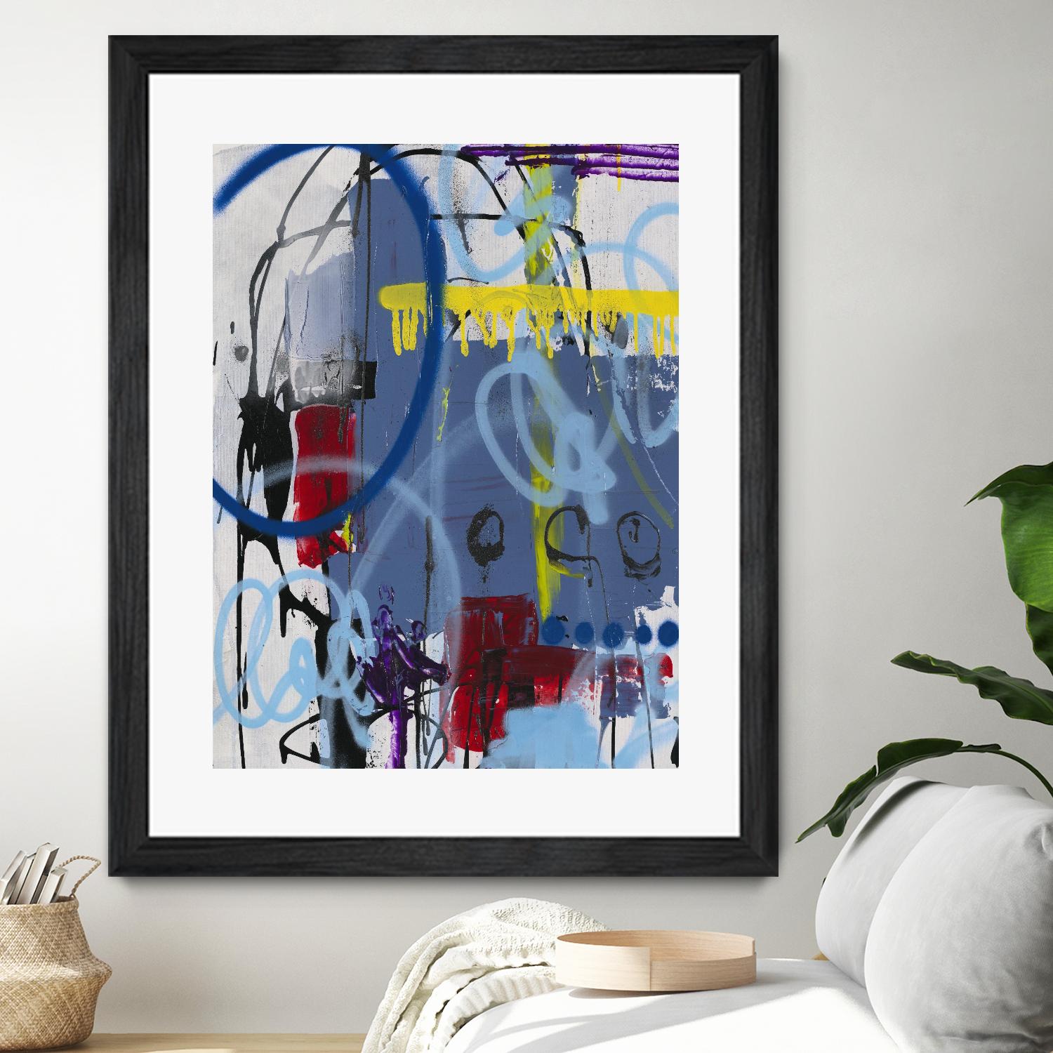 Live for the Applause II by Daleno Art on GIANT ART - red abstract