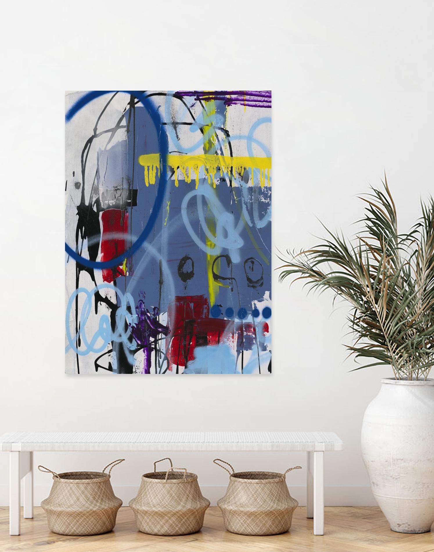 Live for the Applause II by Daleno Art on GIANT ART - red abstract