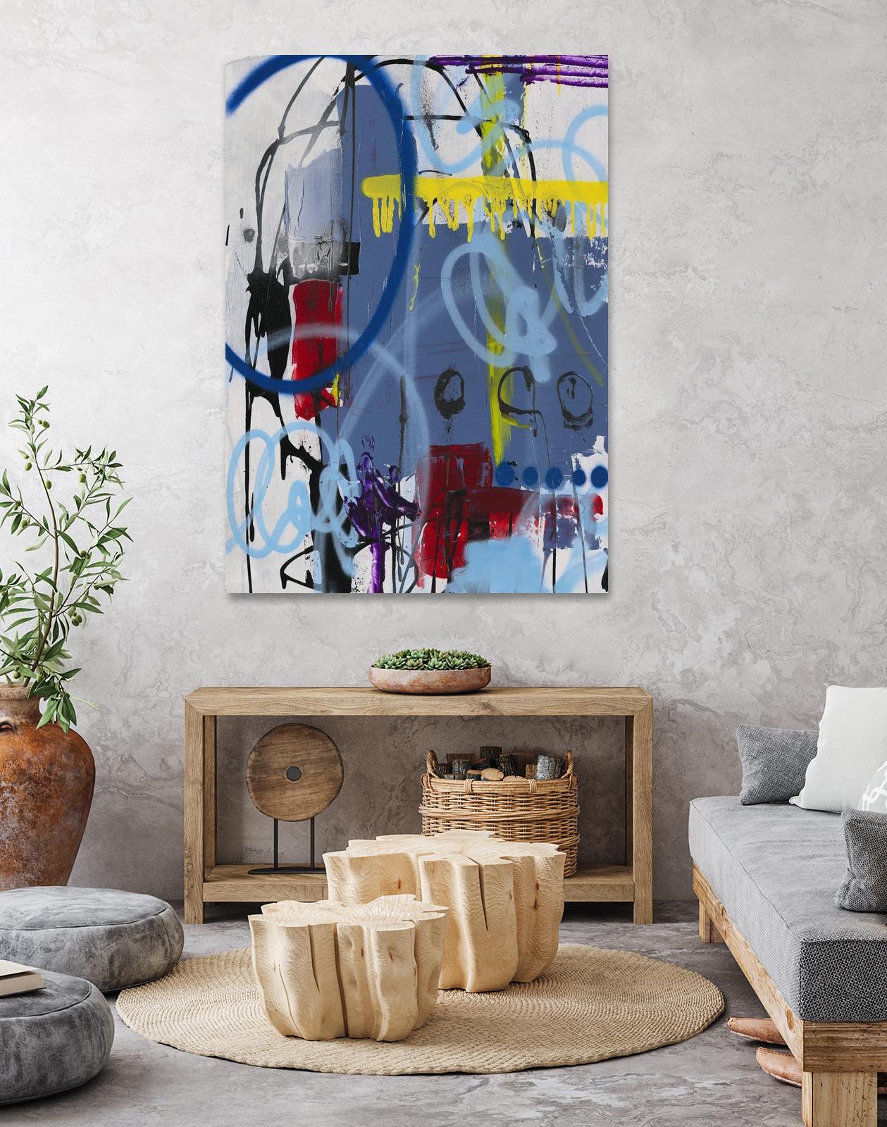 Live for the Applause II by Daleno Art on GIANT ART - red abstract