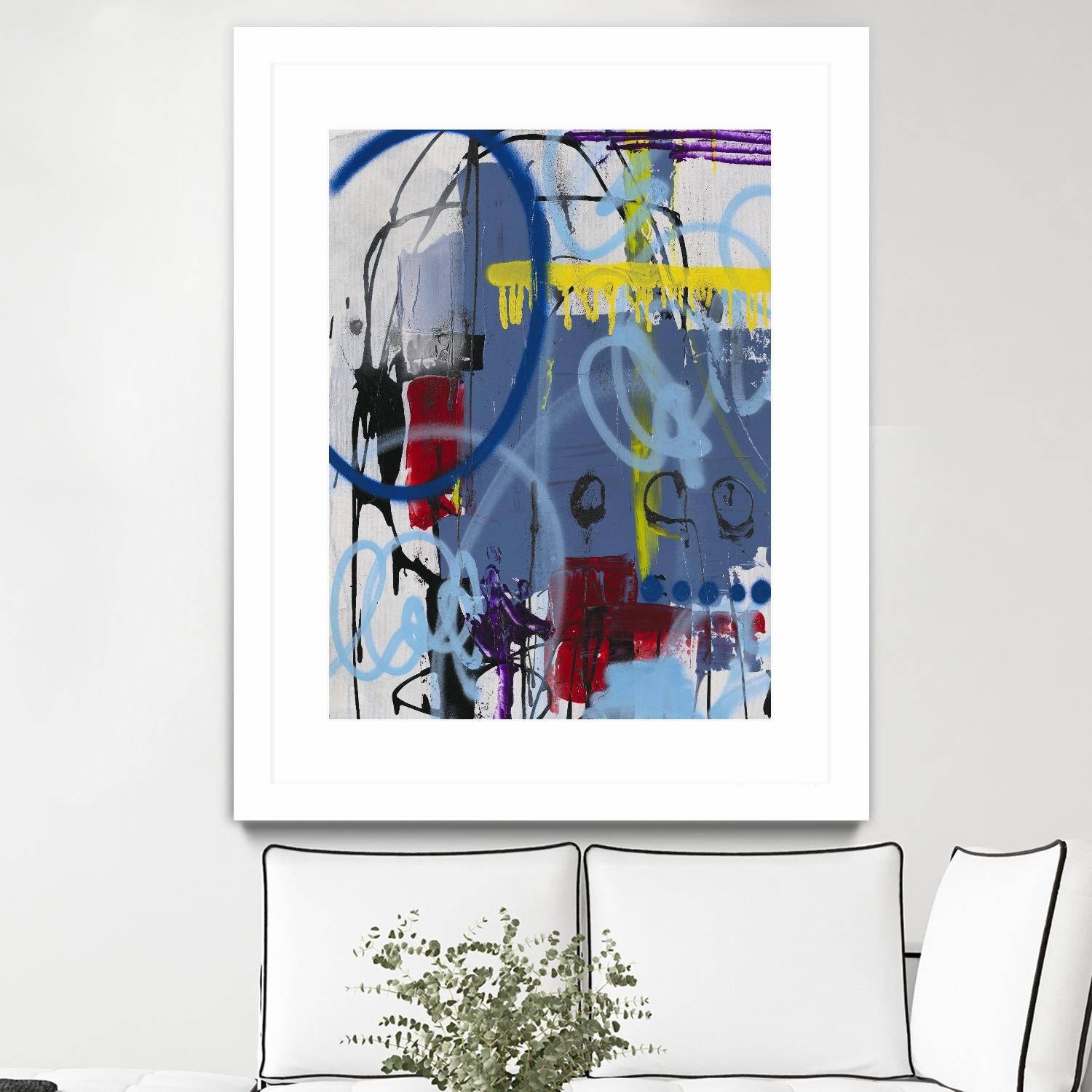 Live for the Applause II by Daleno Art on GIANT ART - red abstract