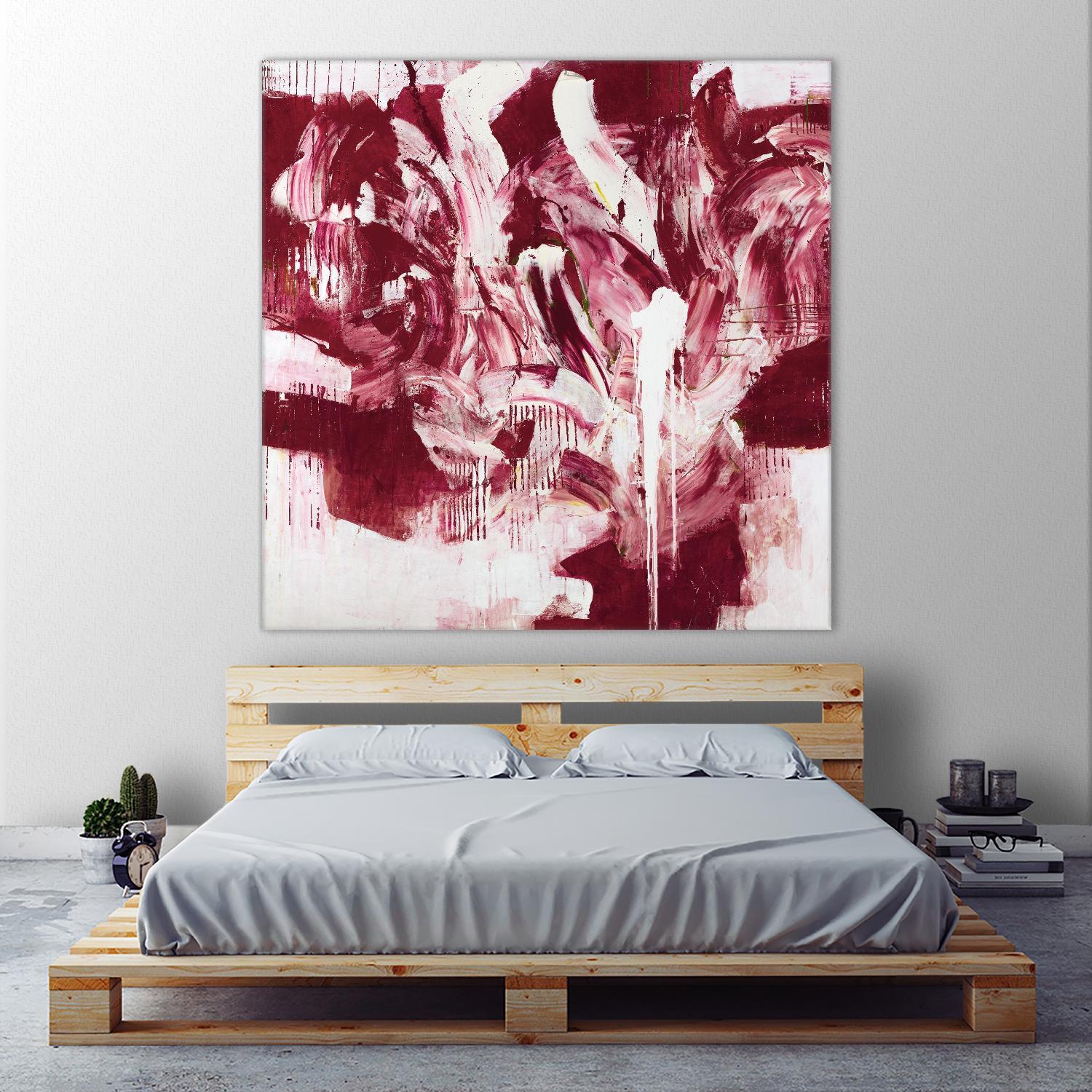 Shirley Shake by Daleno Art on GIANT ART - red abstract abstrait