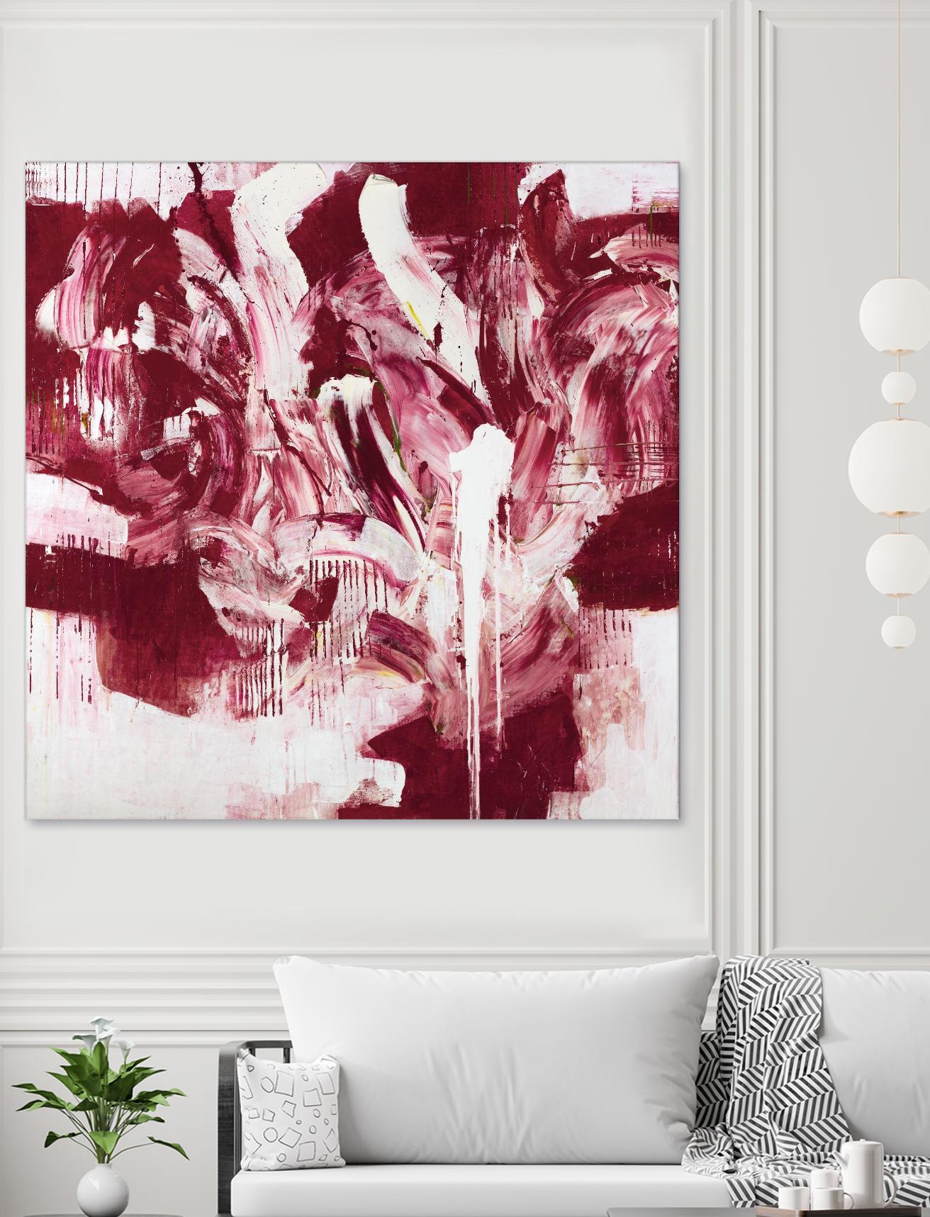 Shirley Shake by Daleno Art on GIANT ART - red abstract abstrait