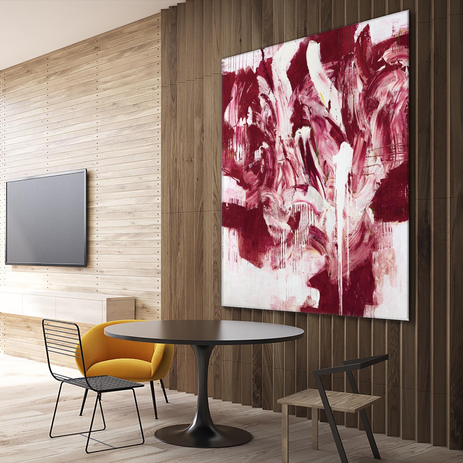 Shirley Shake by Daleno Art on GIANT ART - red abstract abstrait