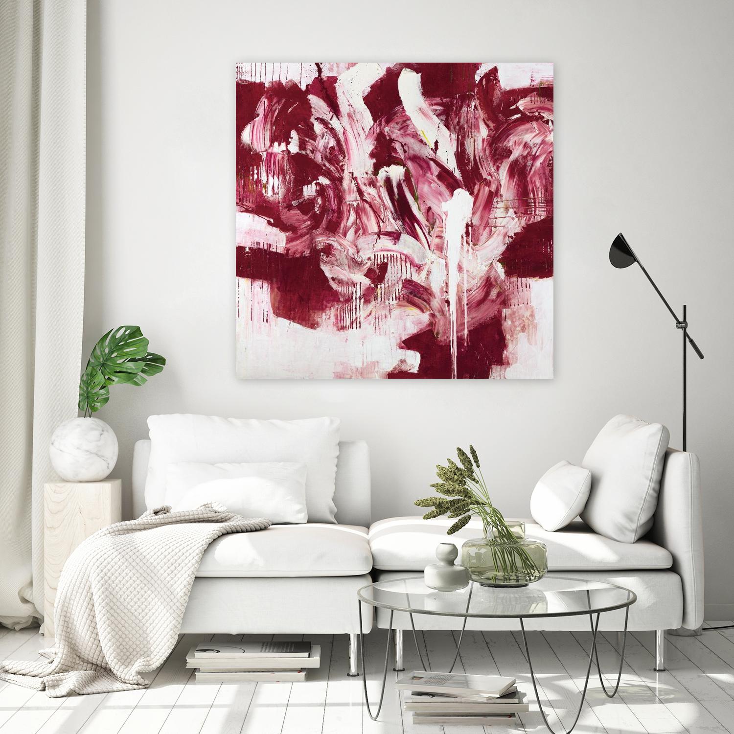 Shirley Shake by Daleno Art on GIANT ART - red abstract abstrait