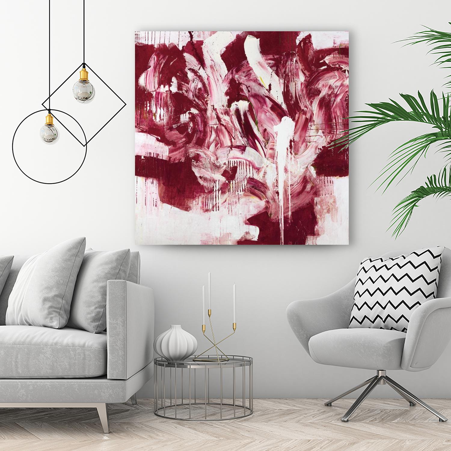 Shirley Shake by Daleno Art on GIANT ART - red abstract abstrait