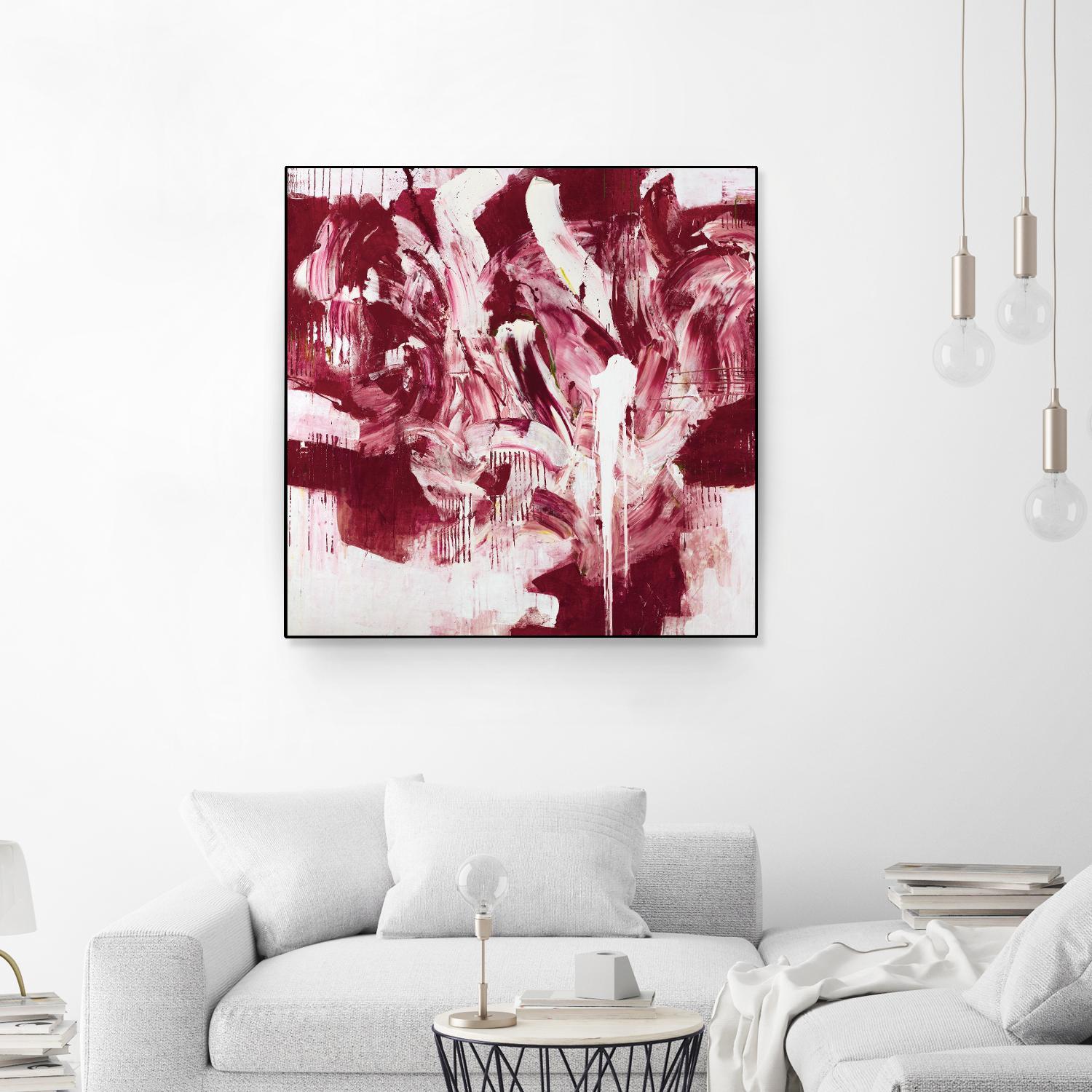Shirley Shake by Daleno Art on GIANT ART - red abstract abstrait