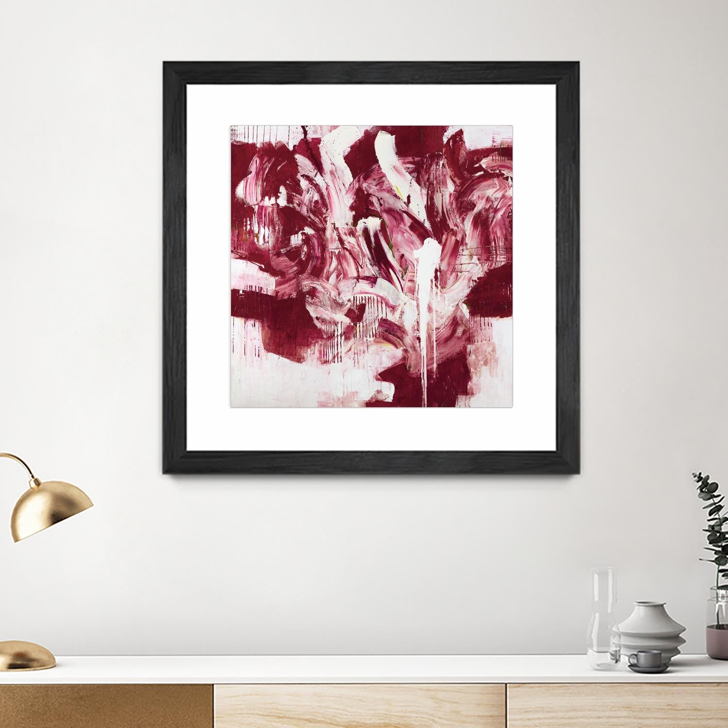 Shirley Shake by Daleno Art on GIANT ART - red abstract abstrait