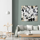 Talking out of Both Sides by Daleno Art on GIANT ART - beige abstract abstrait