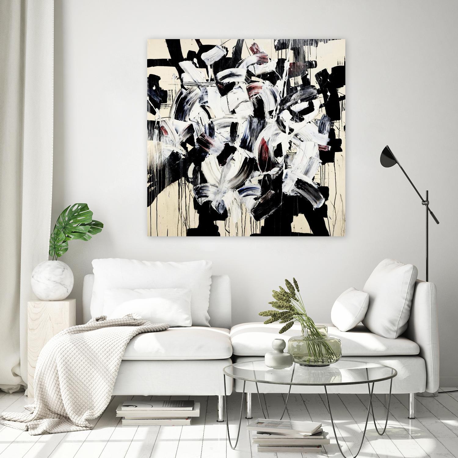 Racing Thoughts by Daleno Art on GIANT ART - beige abstract abstract