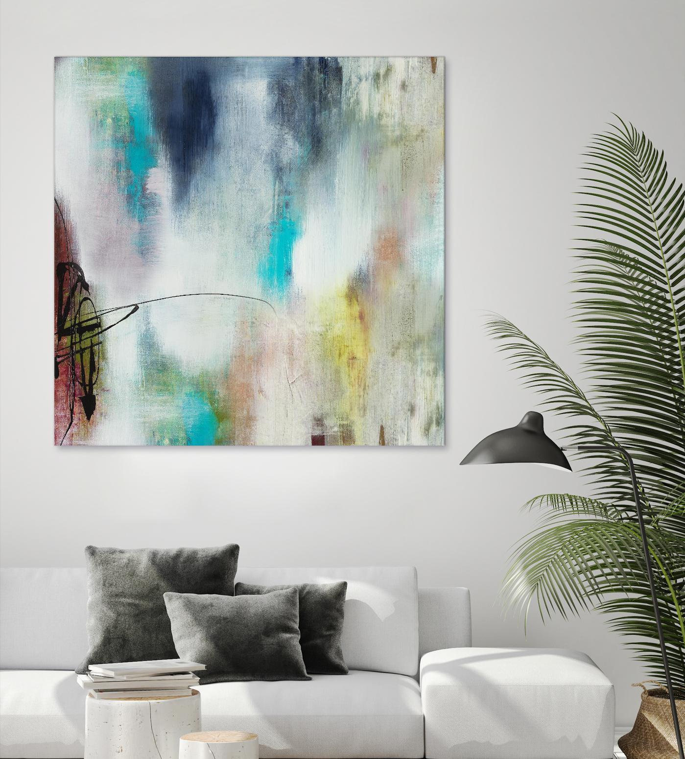 Disruptive Connection II by Daleno Art on GIANT ART - pink abstract abstrait