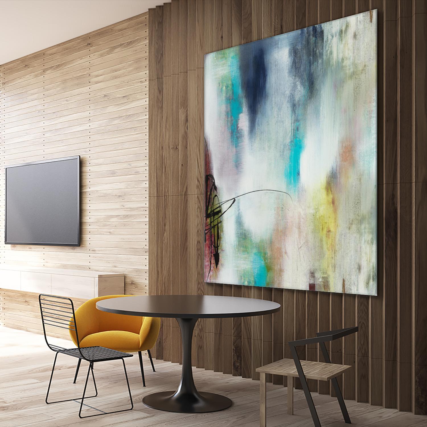 Disruptive Connection II by Daleno Art on GIANT ART - pink abstract abstrait